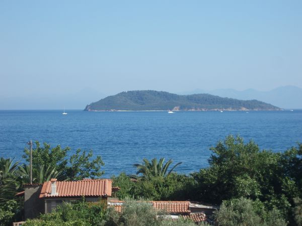 Skiathos the view from the apartments