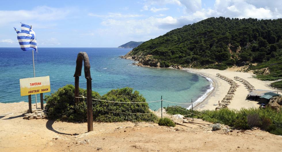 Αgkistros beach, Skiathos